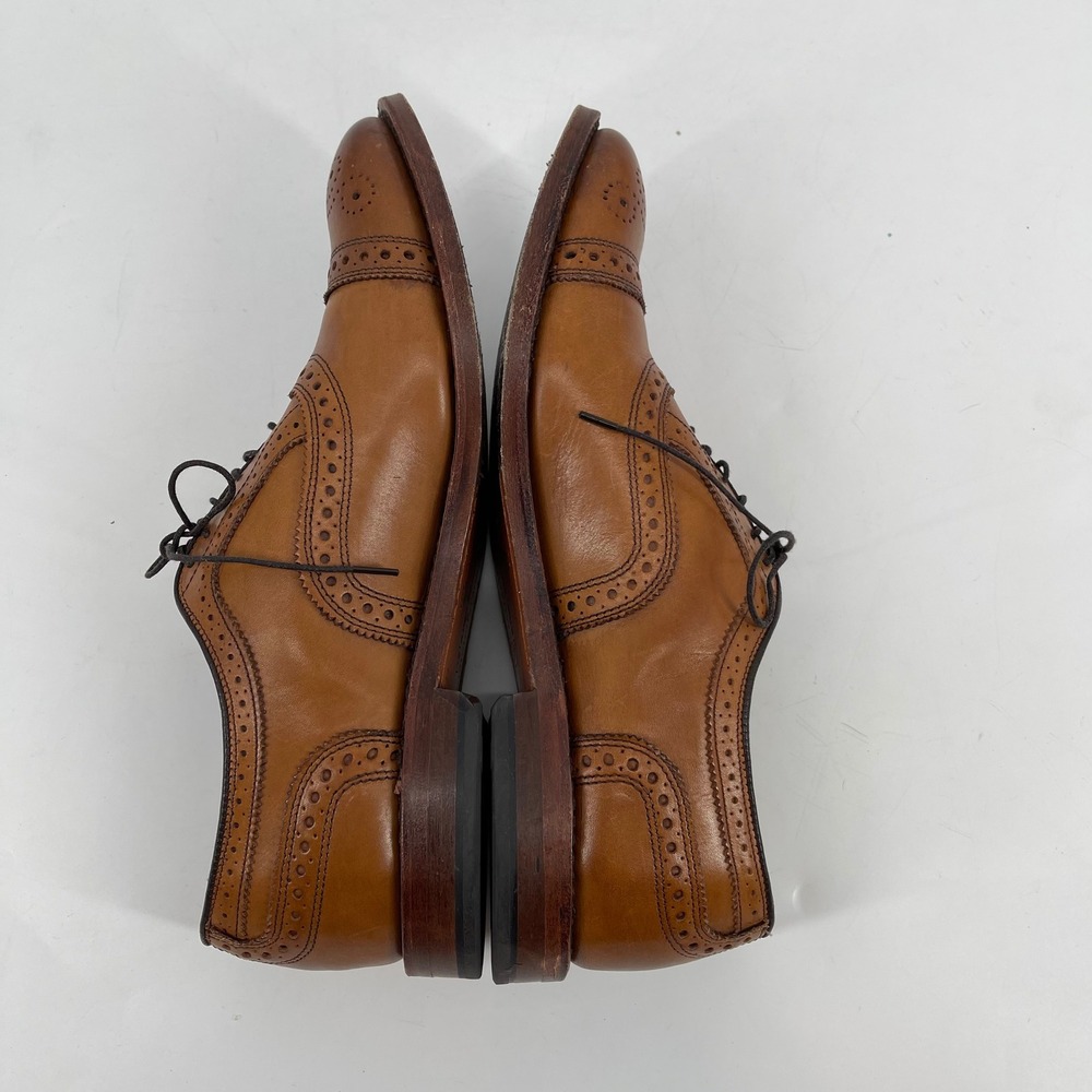 Allen Edmonds Oxfords Strand Cap Toe Wingtip Brogue Leather Dress Shoes 8.5 D - Picture 6 of 9